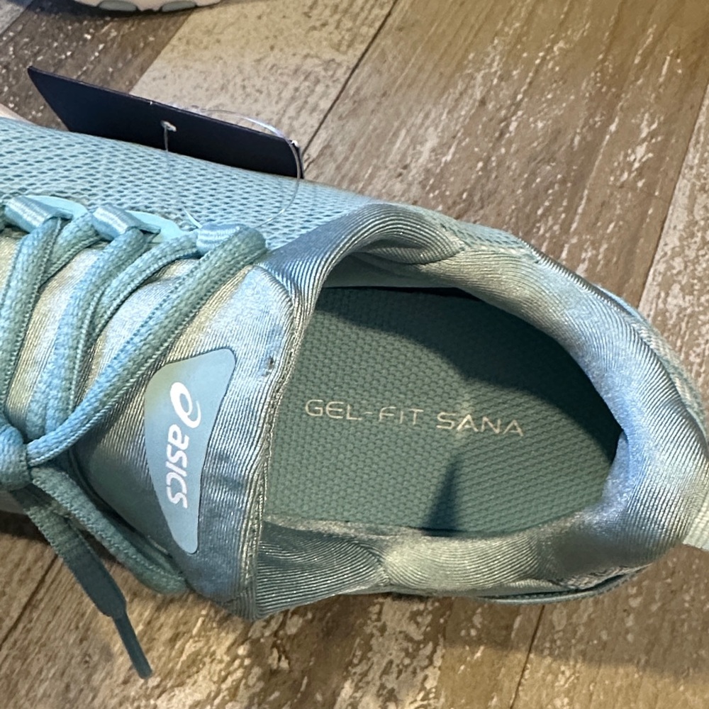 Brand new Asics womens gel fit Sana 3 porcelain blue cross trainer shoes - Picture 3 of 6